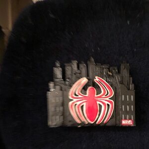 Marvel Black Beanie with Red Spider Emblem